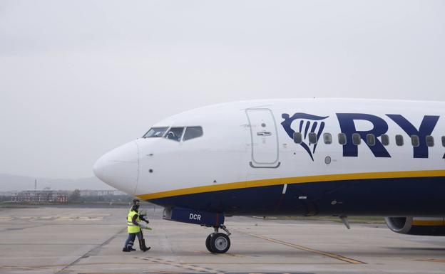 La huelga en Ryanair cancela el vuelo entre Vitoria y Bélgica