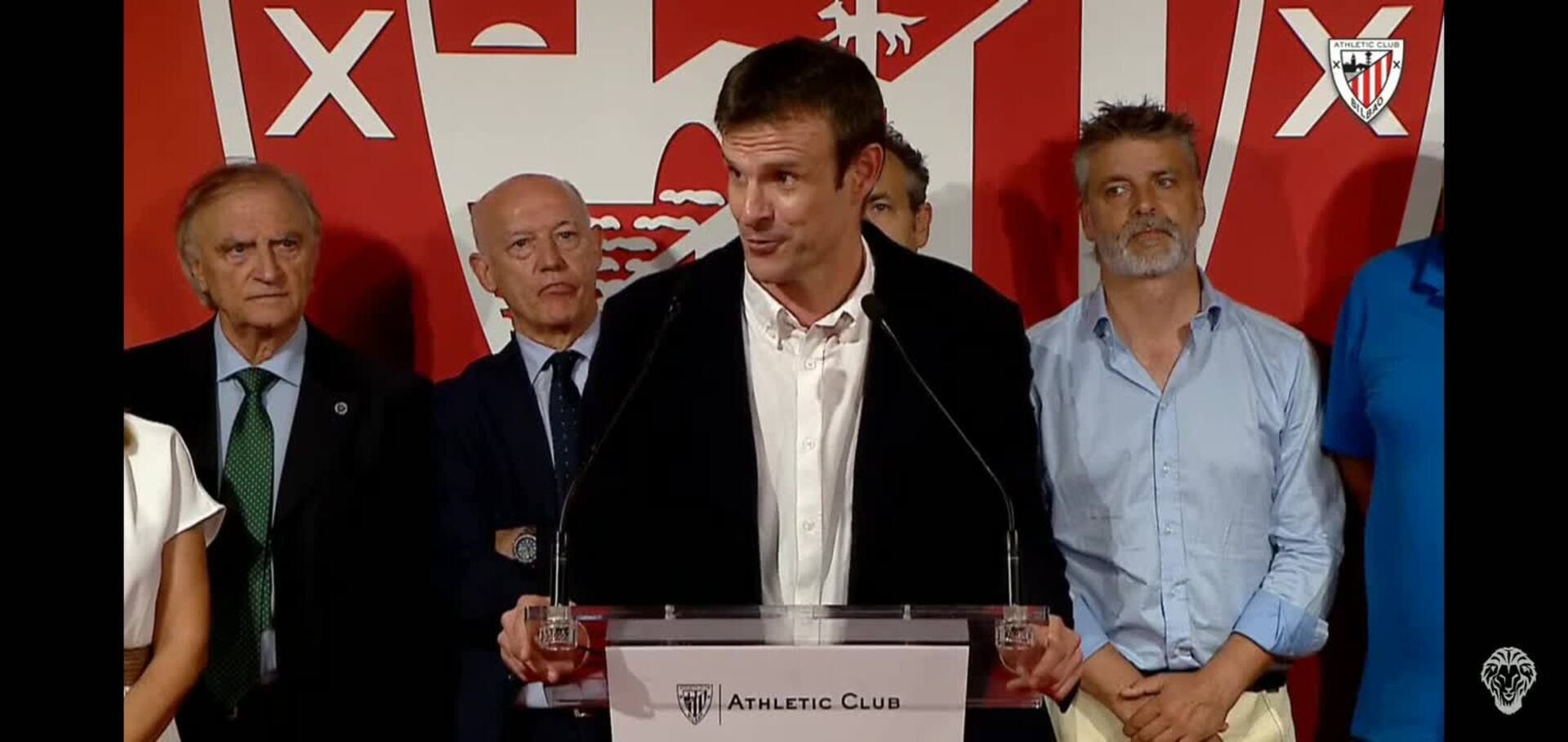Primer discurso de Jon Uriarte como presidente del Athletic Club