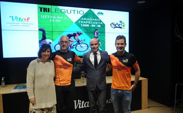 Legutio acoge este sábado su primer triatlón en distancia olímpica