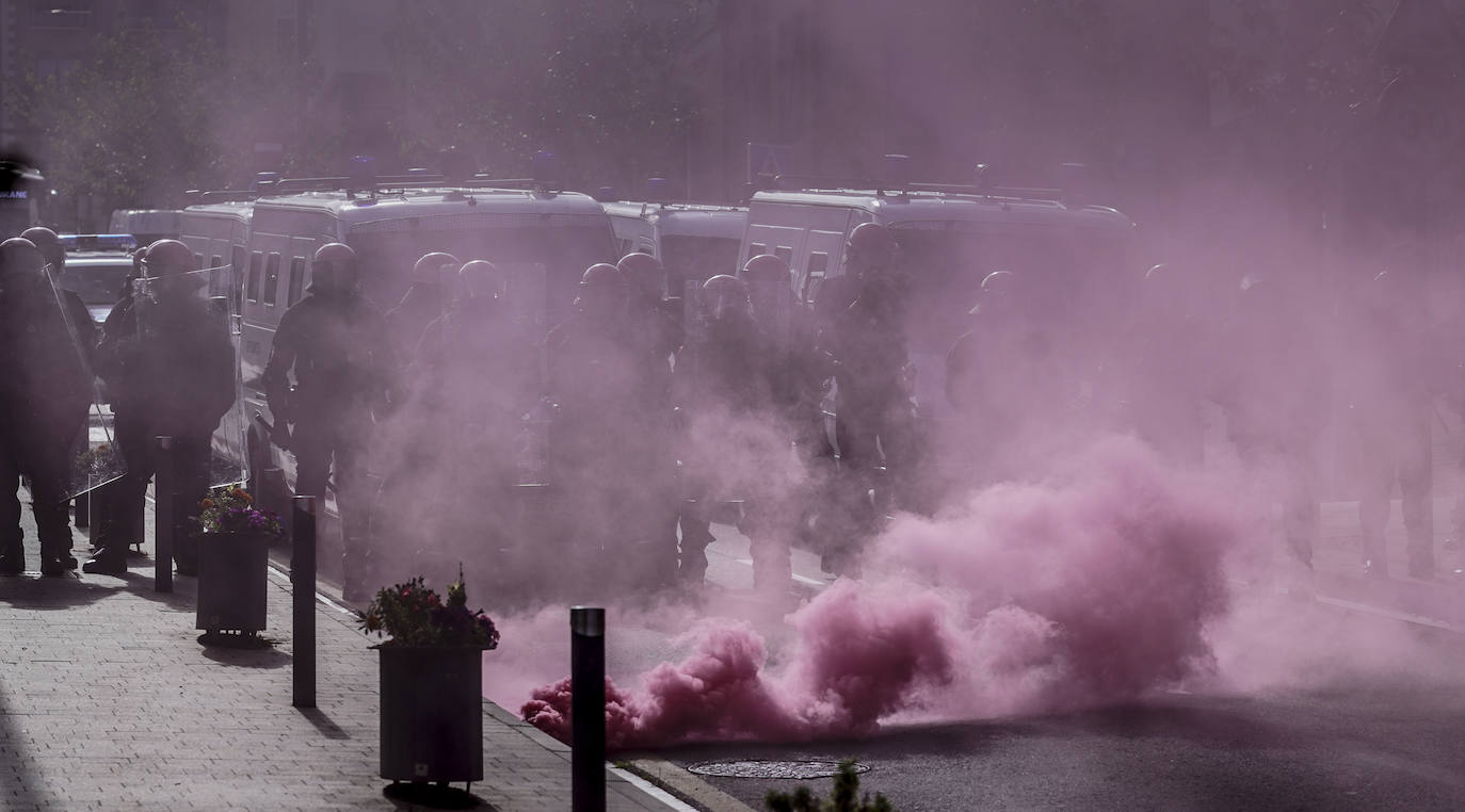 Desalojan un hotel okupado por disidentes de la izquierda abertzale en Legutio