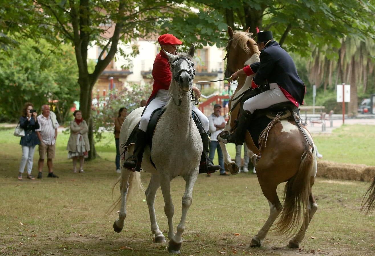 Los carlistas se atrincheran en Muskiz