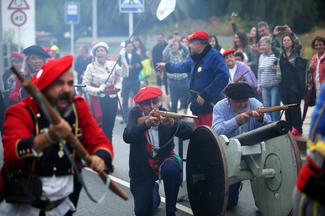 La batalla de Somorrotro entre carlistas y liberales en imágenes
