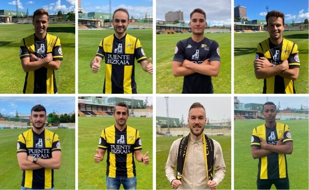The eight footballers that Portugalete has so far 