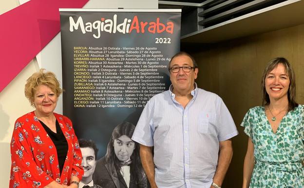 Ocho magos encantarán las calles de 17 pueblos alaveses entre agosto y septiembre