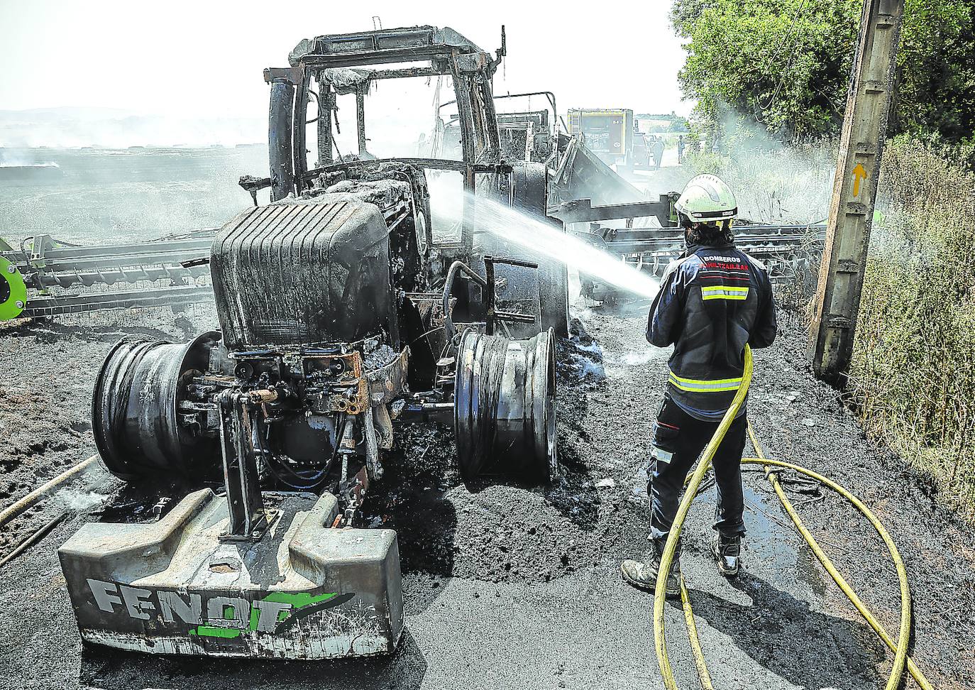 «Mi primer año como agricultor y se me quema la cosecha. Fíjate qué estreno»