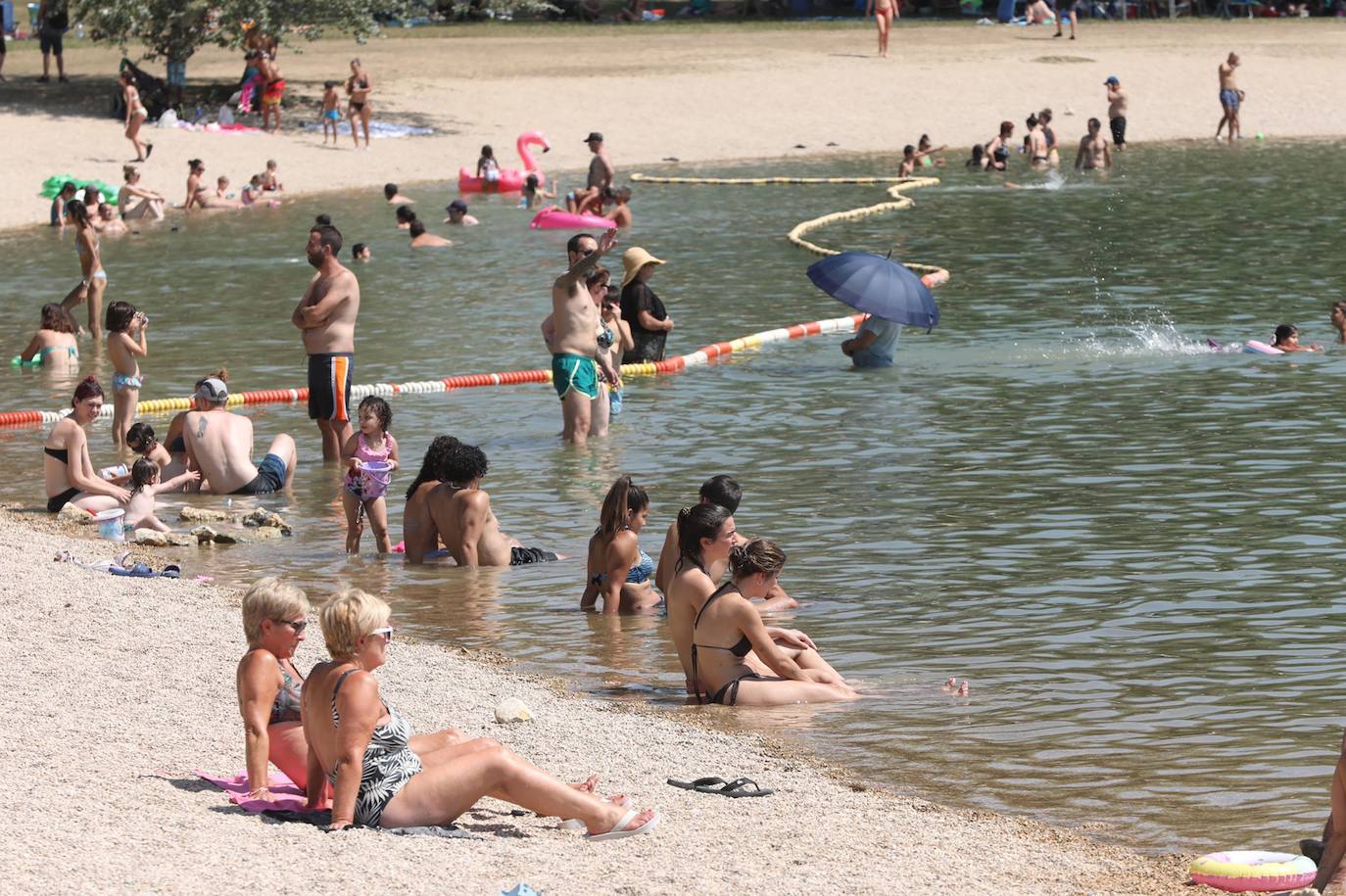 Al rescate de bañistas y ciclistas