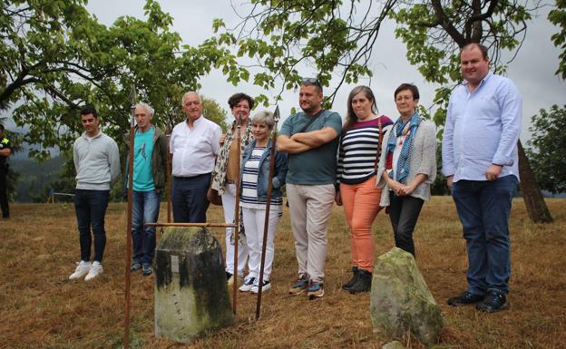 Los mojones de Llodio siguen en su sitio desde 1751