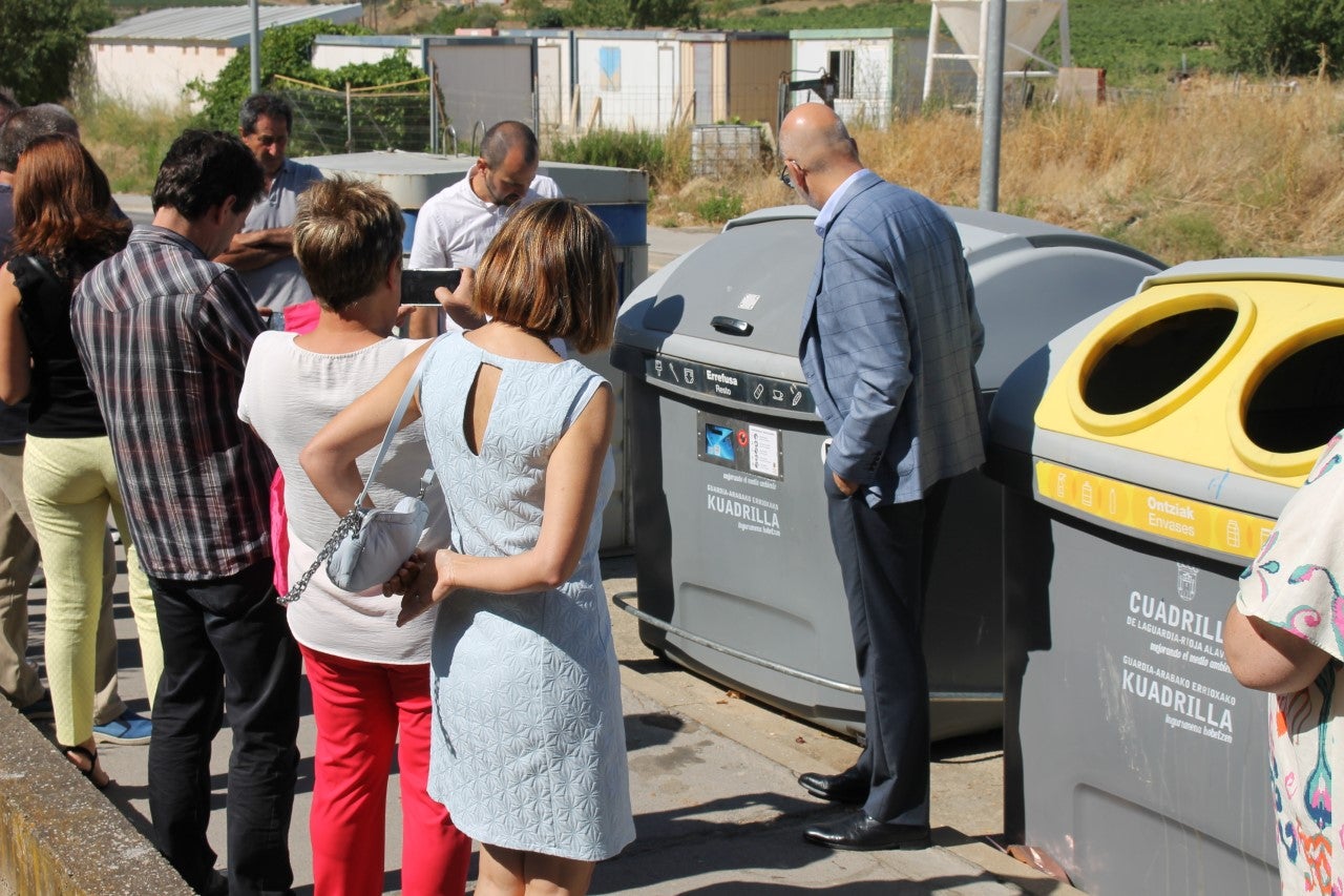 Elciego estrena nuevo sistema de recogida de residuos