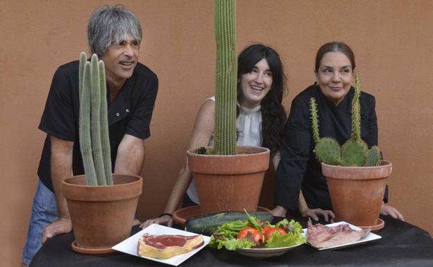 Ijada de bonito y huerta propia para la terraza perfecta en Ibarrangelu