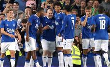 El Everton permite a un aficionado lanzar un penalti por su labor solidaria con Ucrania