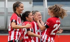 El Athletic femenino golea al Sporting de Braga en su primer amistoso veraniego