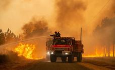 Las espectaculares fotos del incendio de Las Landas