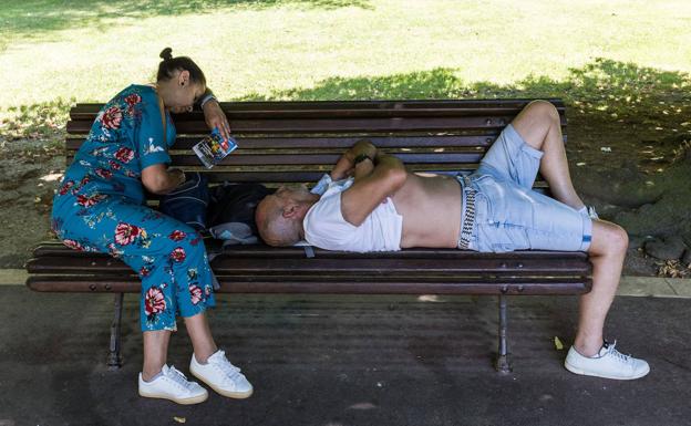Bizkaia se asfixió el jueves con temperaturas de hasta 41 grados