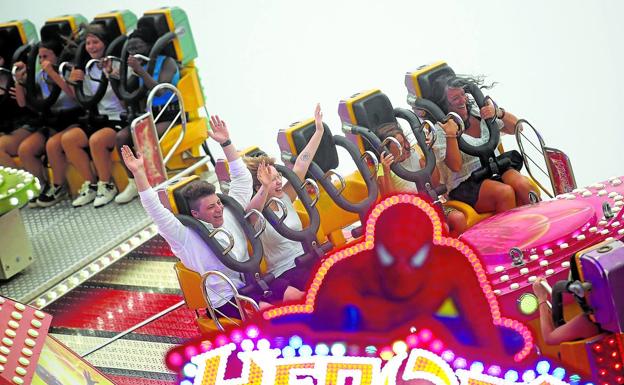 Las barracas rugen en lo alto de Bilbao