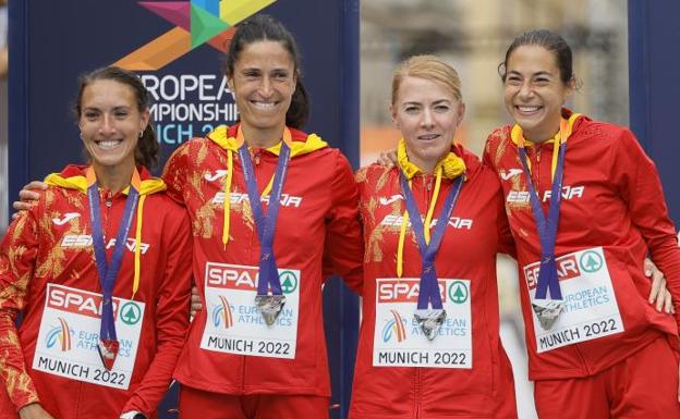 Doble medalla de España en maratón en el Europeo de Munich