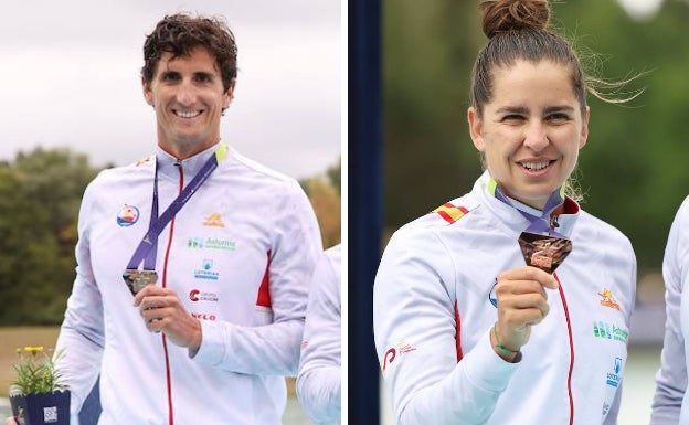 Los vascos Iñigo Peña y Begoña Lazcano logran una plata y un bronce en el Europeo de piragüismo