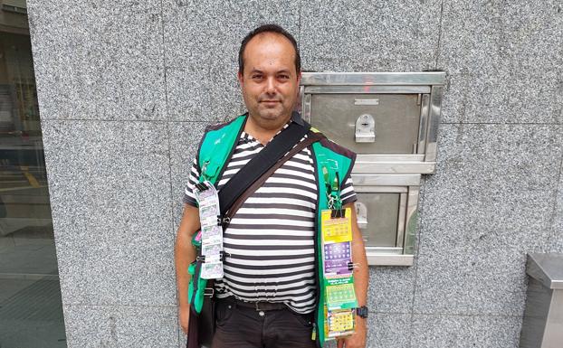 El cupón de la ONCE deja 640.000 euros en Vitoria: «Me ha alegrado el día»