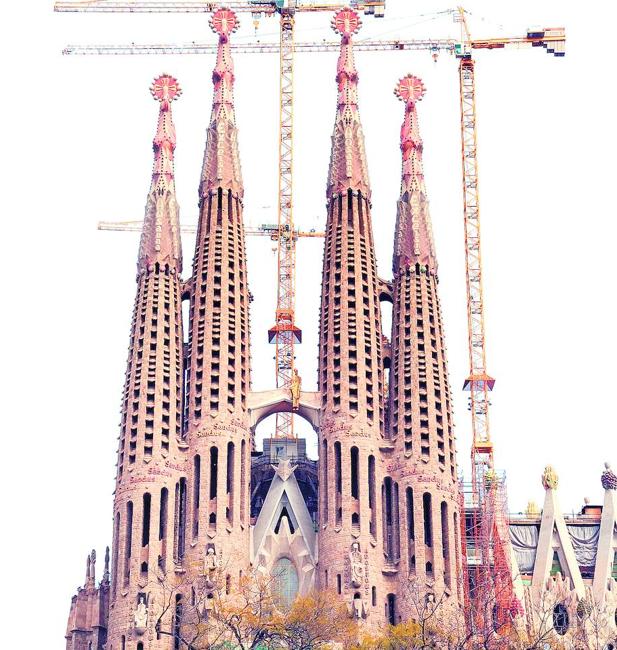 Sagrada Familia, cuyo diseño original es de Gaudí./Fb. busovicki