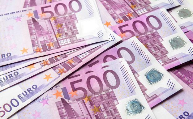 El número de billetes de 500 euros se acerca a su mínimo histórico en España