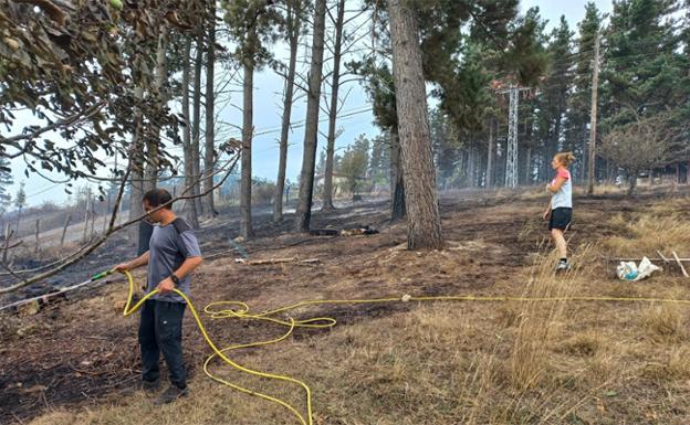 «Tenemos miedo, no es normal que aquí haya tres incendios en dos meses»