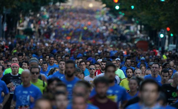 Más de 10.000 runners esperan el 13ª Bilbao Night Marathon