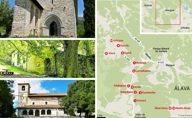 Urkabustaiz y Kuartango norte exhiben sus joyas