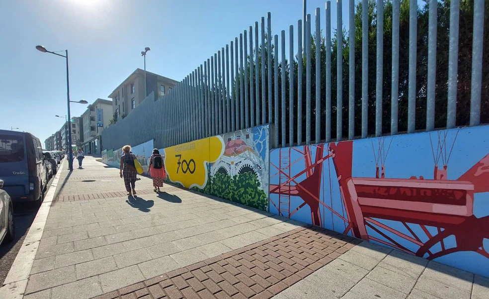 Portugalete estrena un nuevo mural para presumir de historia