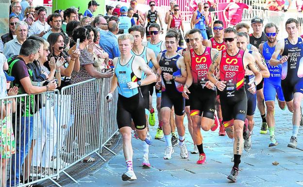 Balmaseda vibra con el duatlón cros