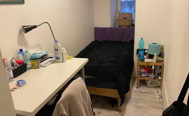 «Pago 450 euros al mes por una habitación enana en un piso sucio y lleno de cucarachas»