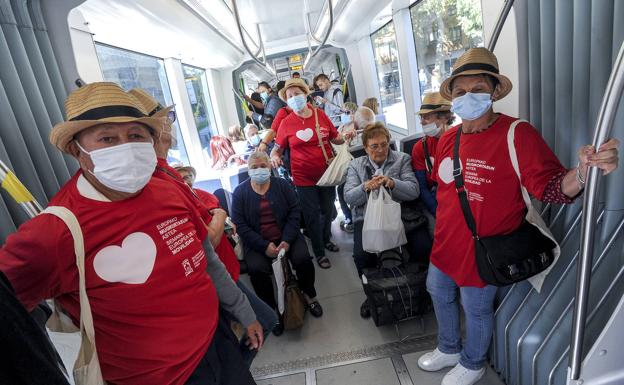 Urbano, BEI y tranvía. ¿Qué transporte público es más rápido en Vitoria?
