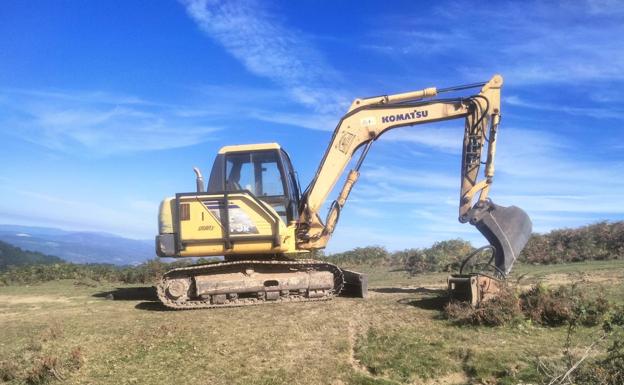 Alonsotegi amenaza a la Diputación con multas por poner un cercado de 7 kilómetros en el Ganekogorta