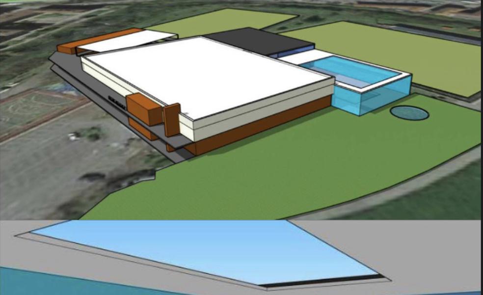 Una nueva piscina exterior con cubierta retráctil mejorará las instalaciones deportivas de Zalla