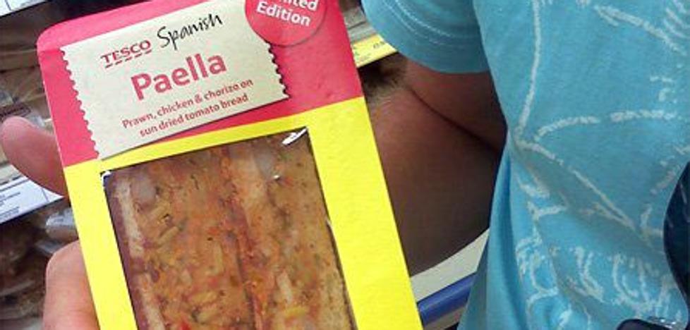 Civil Guard messes up a paella sandwich from English