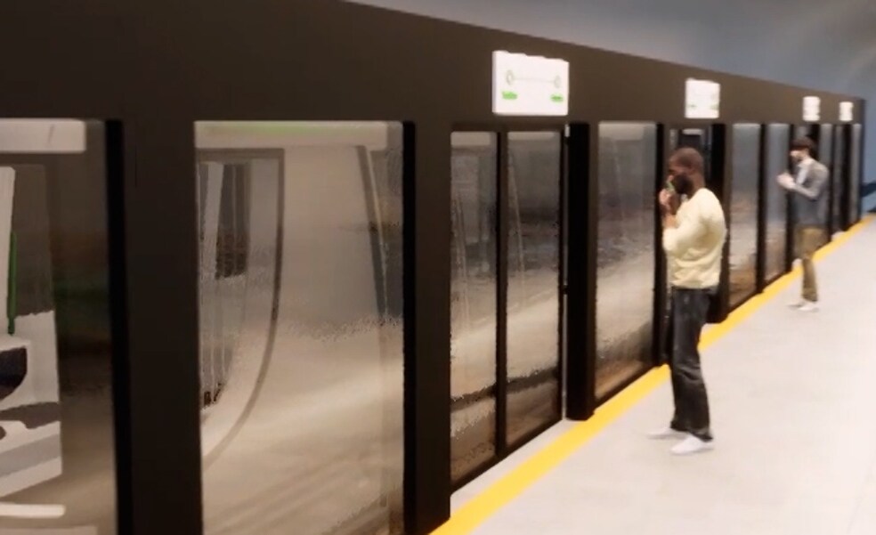 La lanzadera de metro que unirá Getxo y Sestao funcionará cada 4 minutos y no tendrá maquinista