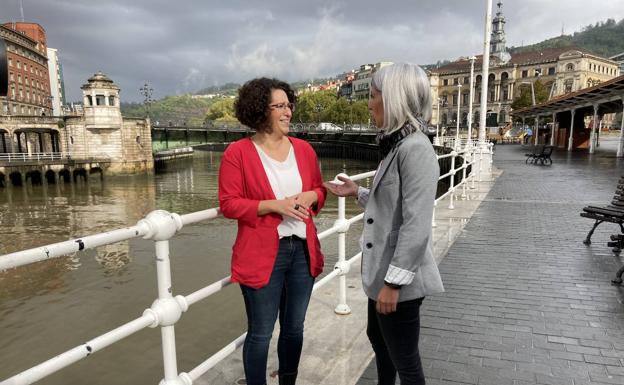 Ana Viñals y Eneritz de Madariaga aspiran a liderar las listas de Podemos en Bilbao y la Diputación