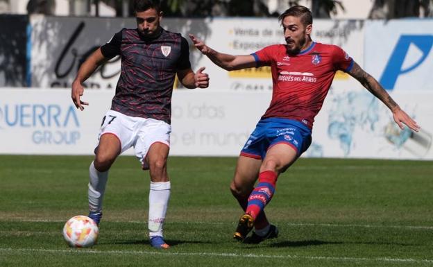 Pascual, protagonista en la victoria del Bilbao Athletic en Calahorra (1-2)