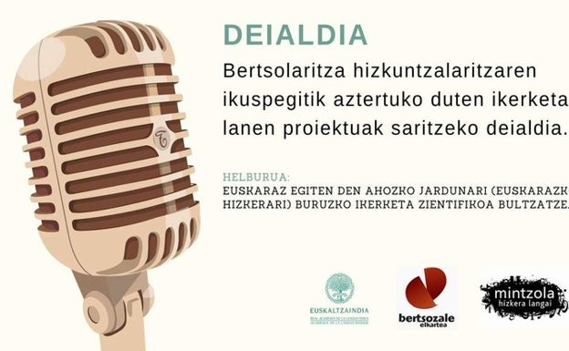 Bertsolaritza hizkuntzalaritzaren ikuspegitik aztertzeko beka deialdia abian da
