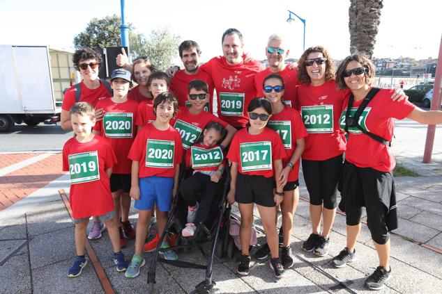 Familias unidas y a la carrera en Getxo