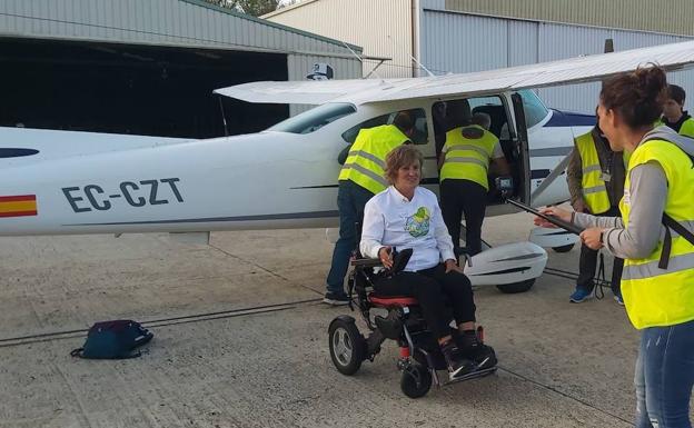 El Aeroclub de Vitoria despega en la lucha contra la ELA