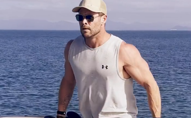 El nuevo reto de Chris Hemsworth para ponerse en forma con solo cinco ejercicios diarios