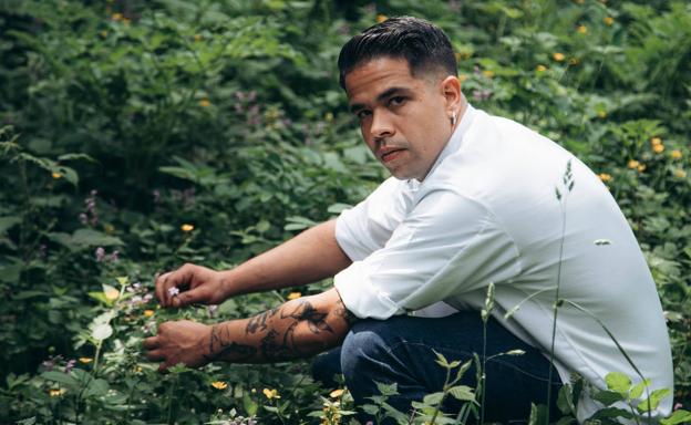 El carbón de la Mari, un plato negro de leyenda en el Erro de Axpe-Arrazola