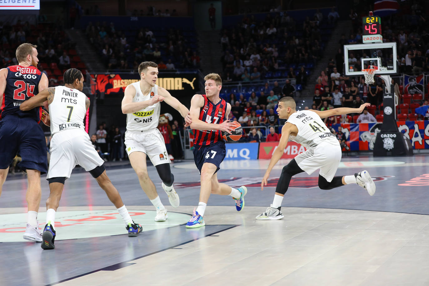 Las fotos del Baskonia - Partizan