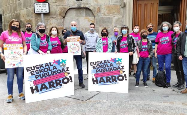 Euskal Eskola Publikoaz Harro plataforma Hezkuntza legearen kontra manifestatuko da Bilbon