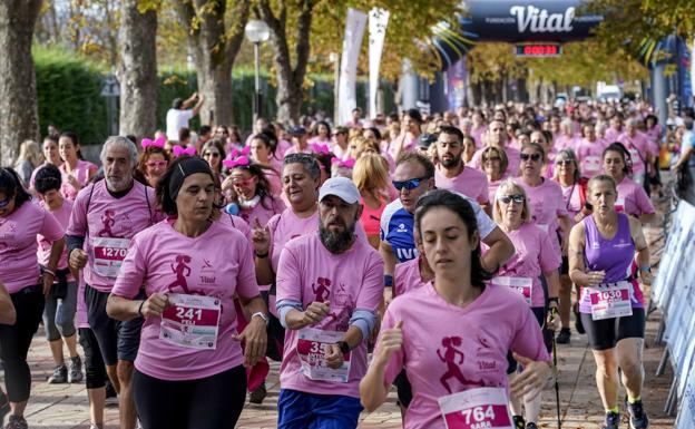 Vitoria guerrea en rosa