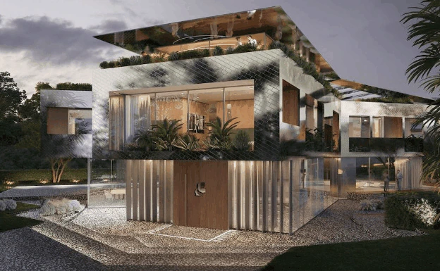 Fachadas con polvo de oro, salas de cine, espacios para meditar... así serán las espectaculares mansiones de Karl Lagerfeld en Marbella