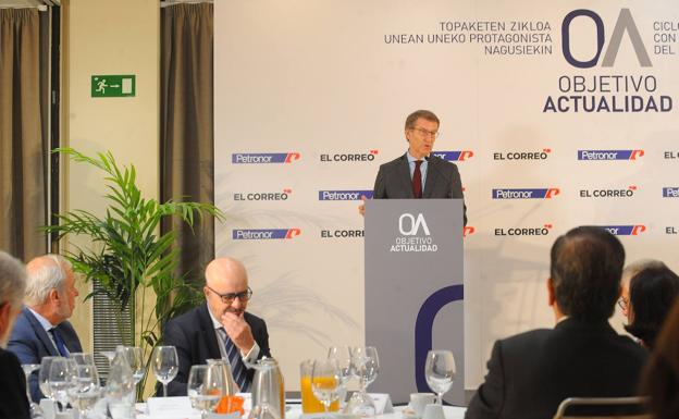 Feijóo, siendo él mismo