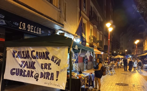 Las mujeres reclaman su espacio en el ocio nocturno de Barakaldo