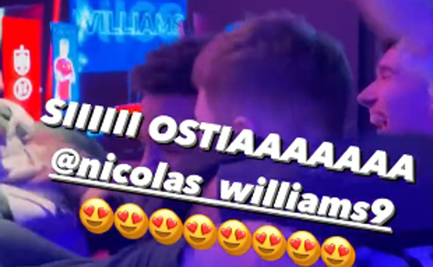 Así han celebrado los amigos de Nico Williams su convocatoria para el Mundial de Qatar