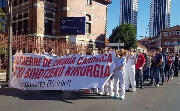 Osakidetza reitera que la fusión de la cirugía cardiaca en Cruces busca la mejora de la asistencia a los pacientes