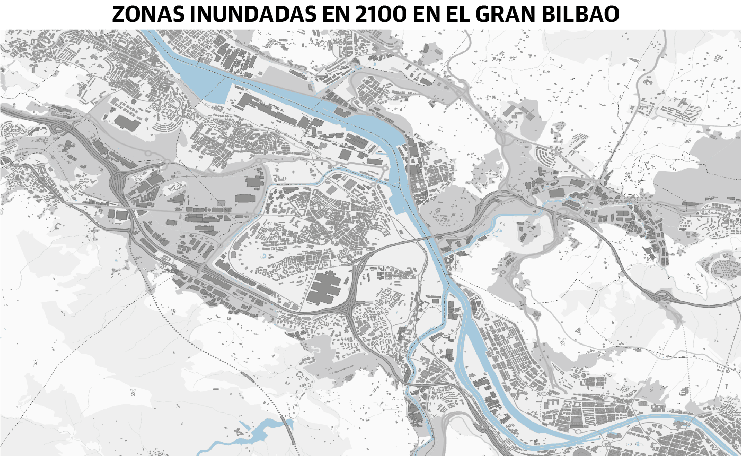 Euskadi 2100: Sin playas, ciudades inundadas y tornados en el Cantábrico